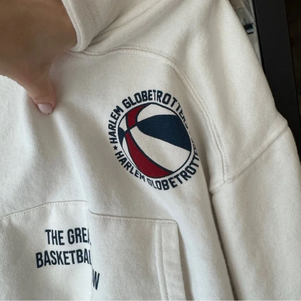 Zara Kids boys hoodie basketball harlem globetrotters greatest show sweatshirt